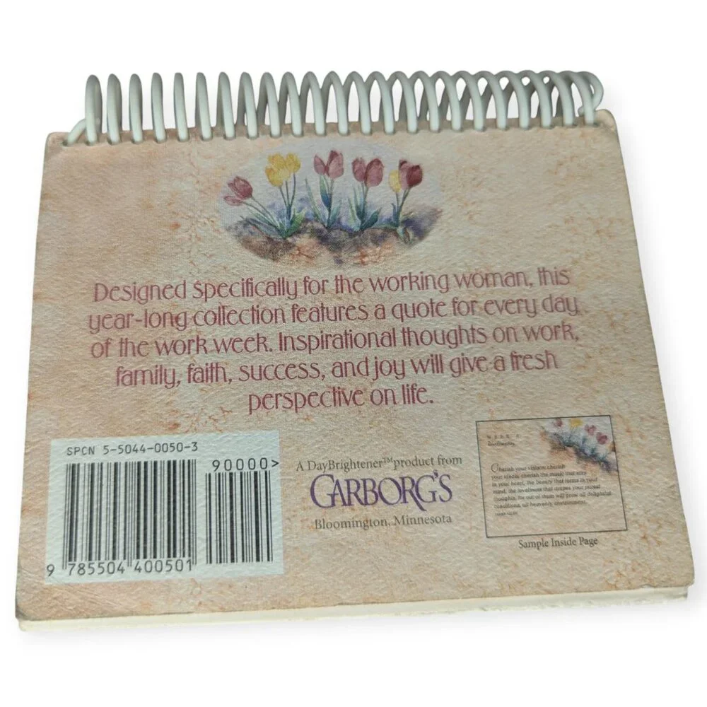 A Working Woman's Guide to Joy Spiral Daily Perpetual Calendar by Gwen Weising